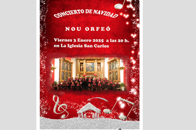 El Nou Orfeó de Ontinyent ofrece su concierto de Navidad