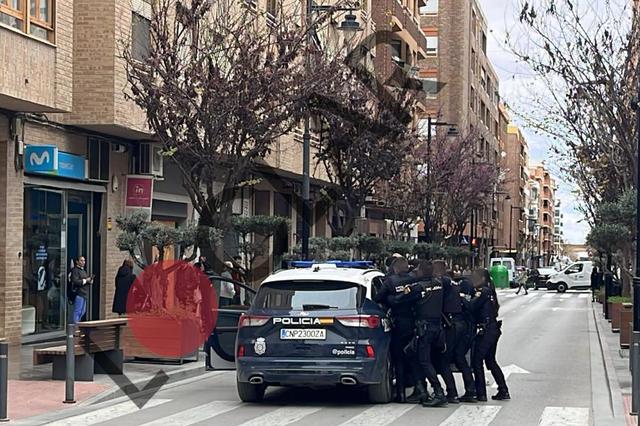 Detingut en ple centre d'Ontinyent