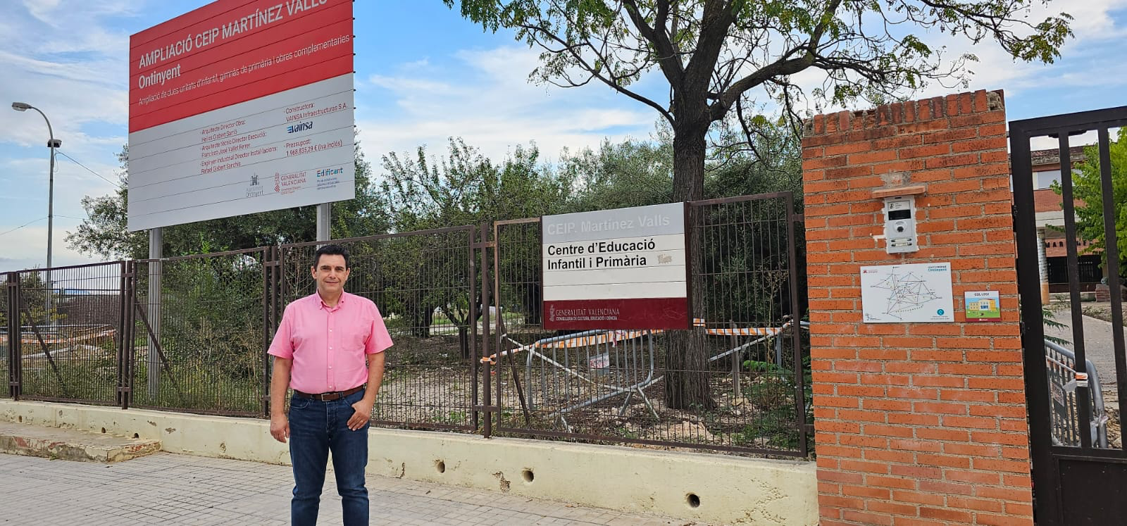 J.A. Martínez en el CEIP Martínez Valls