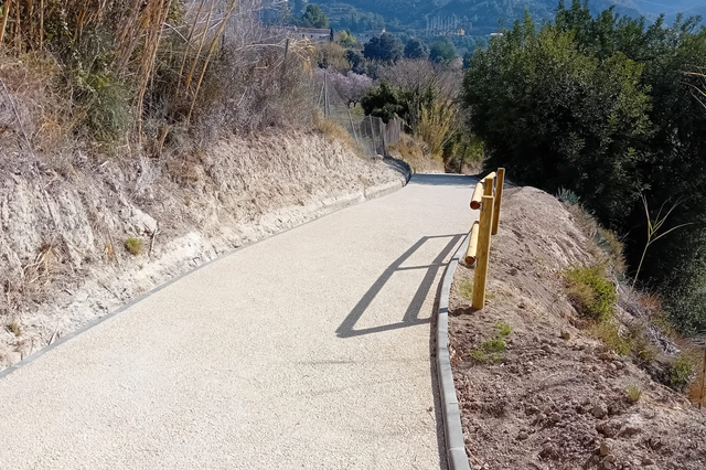 Ontinyent reabre el acceso ciclopeatonal al Pou Clar por la Senda del Alba