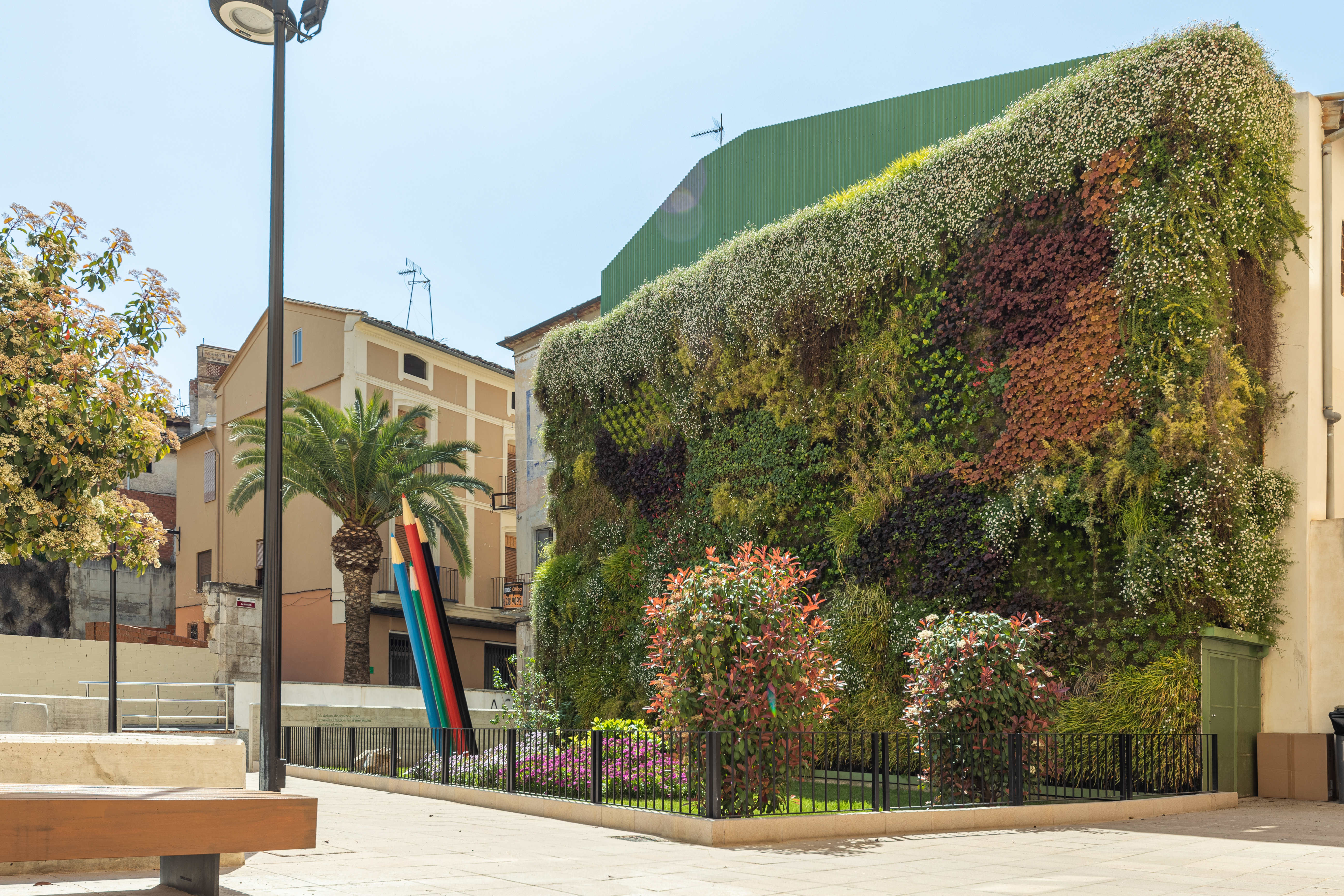 Jardí al CFPA San Carlos