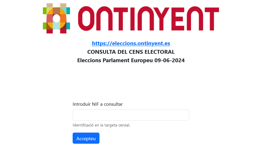Web de consulta del cens