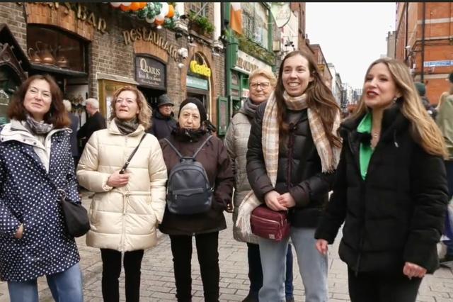 La ontinyentina Saray Descals muestra Dublín en 'Valencians al món'