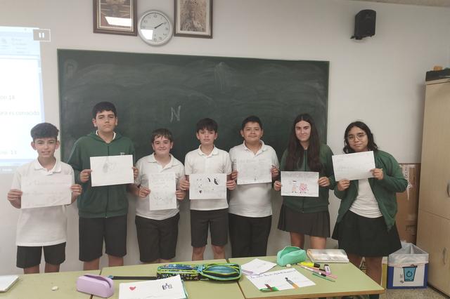 Els alumnes del col·legi Santa María d'Ontinyent, per un escola sense fum