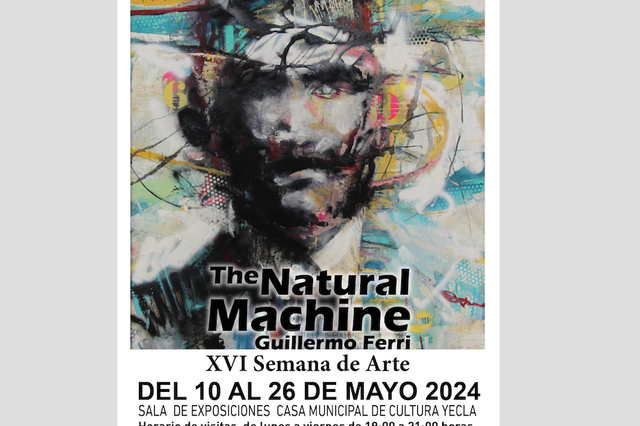El pintor ontinyentí Guillermo Ferri inaugura 'The natural machine'