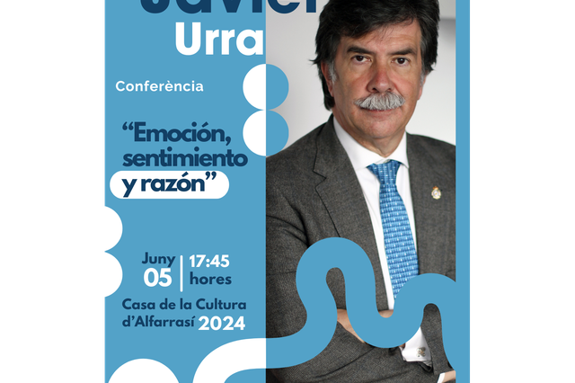 Javier Urra hablará sobre emociones, sentimientos y razón en Alfarrasí