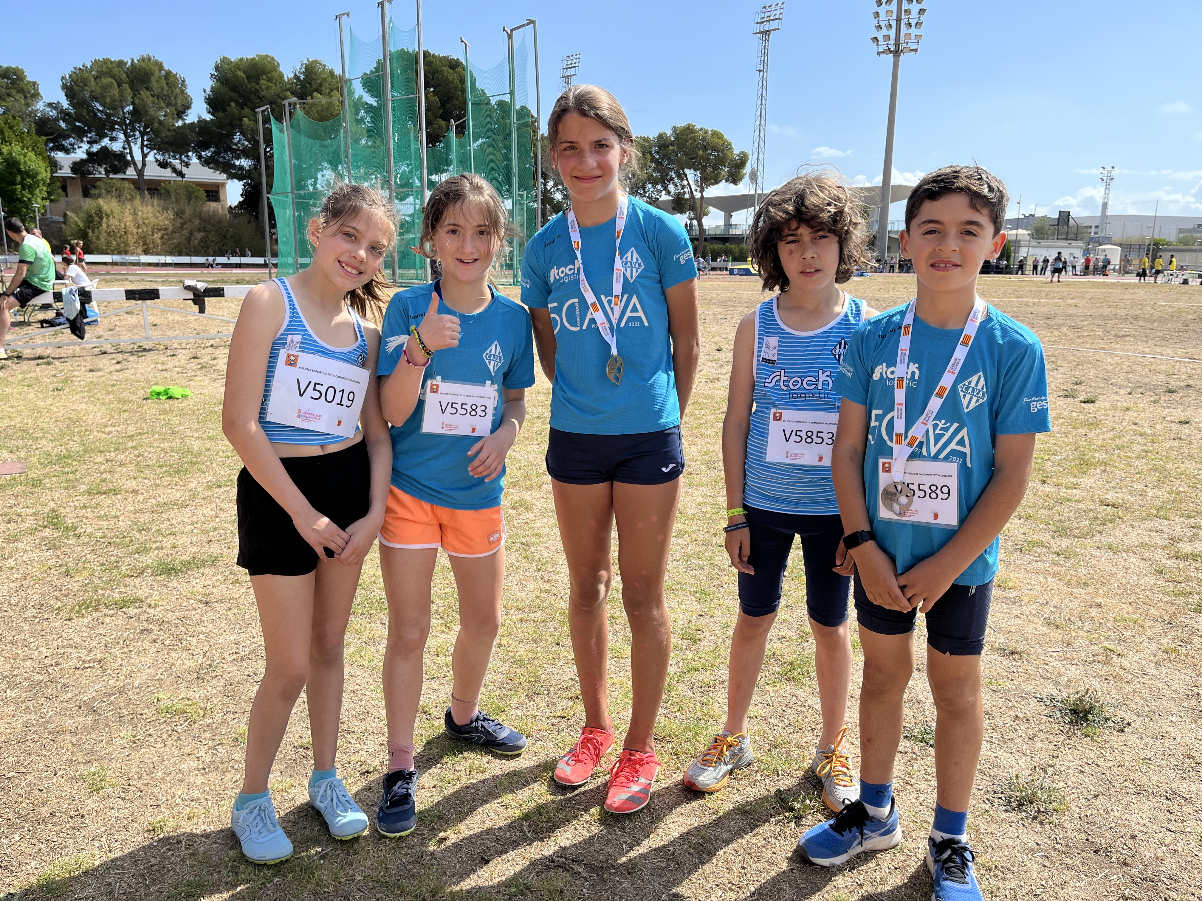 Els atletes sub12 a Gandia