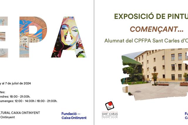 La CPFPA de Sant Carles organiza una exposición de arte