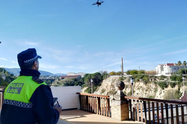 Estos son los principals usos del dron de la Policia Local d'Ontinyent