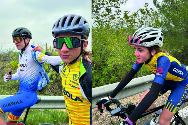 Tres esportistes del Club Ciclista Ontinyent, seleccionats per al Campionat d'Espanya Escolar