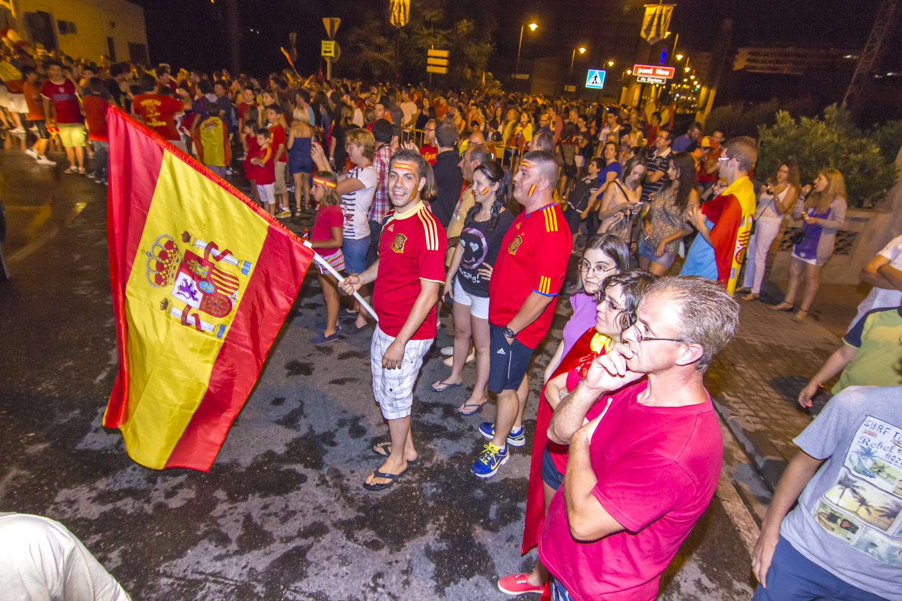 Eurocopa 2012 a Ontinyent. Foto: Sergio Francés