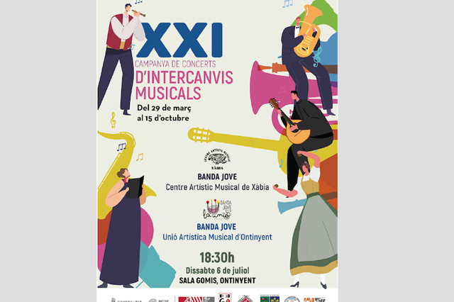 La Banda Joven de La Unió de Ontinyent ofrece un concierto de Intercambio Musical