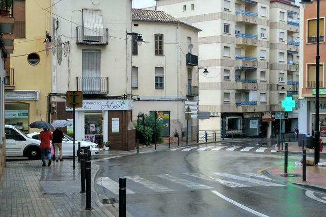 El temporal deixa una pluja testimonial a Ontinyent