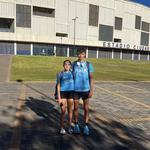 Ferran Reig i Júlia Baldó, en el Campionat d'Espanya sub18