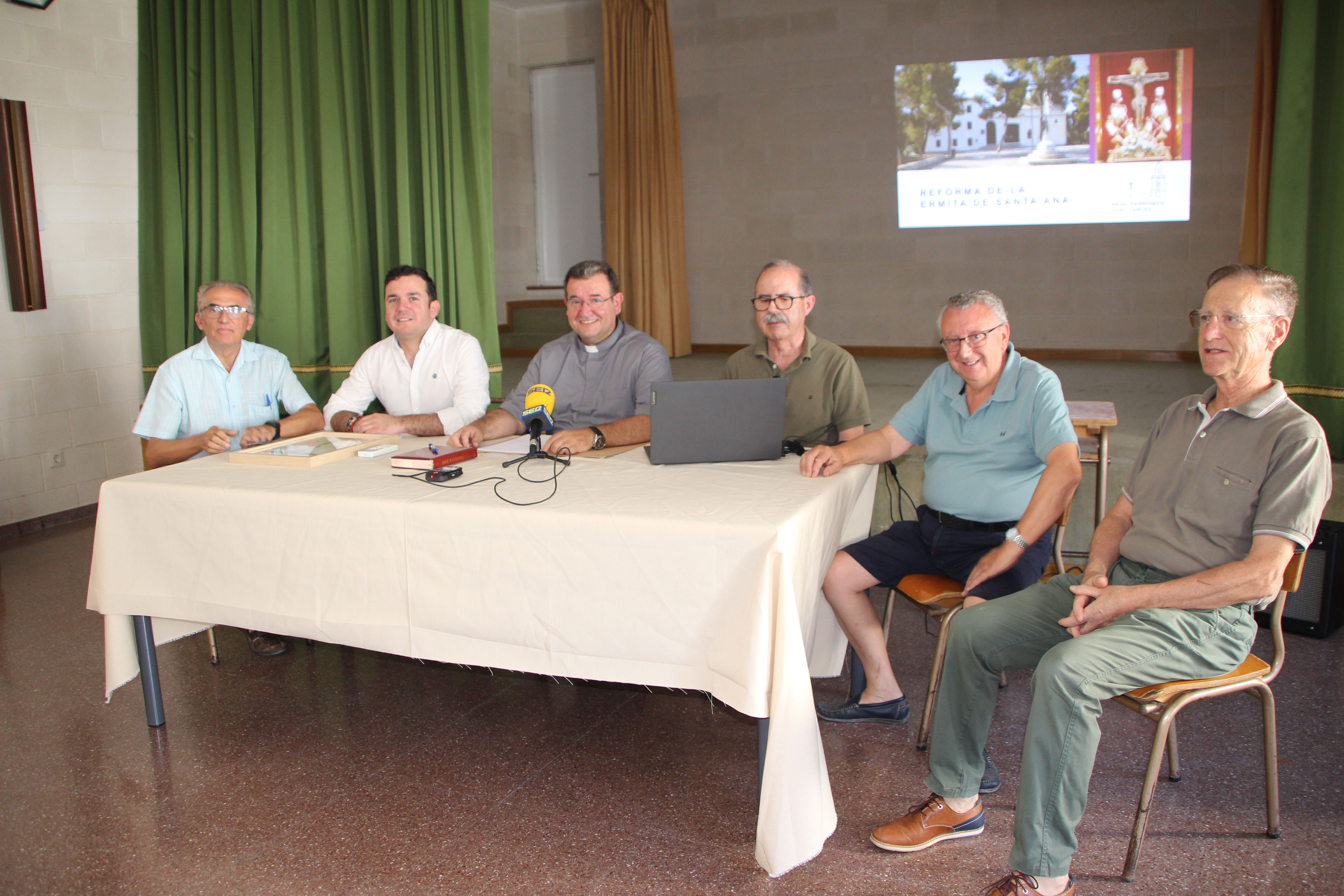 Presentación de las obras de reforma de Santa Ana. Ontinyent