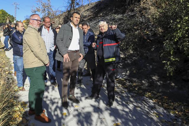 La Diputació de València comienza la regeneración forestal del incendio de Montitxelvo