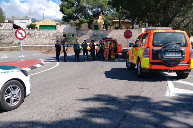 Incendio forestal en Ontinyent