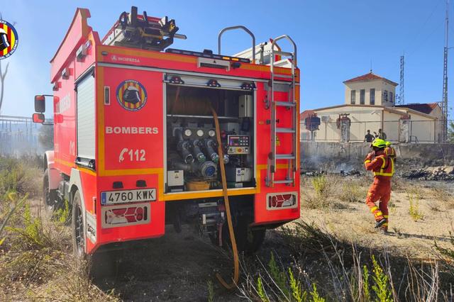 Última hora: estabilizado el incendio de Ontinyent