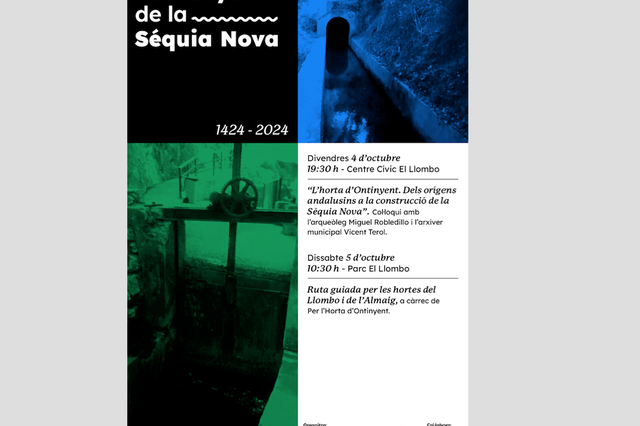 Per l’Horta d’Ontinyent celebra els 600 anys de la Sèquia Nova 