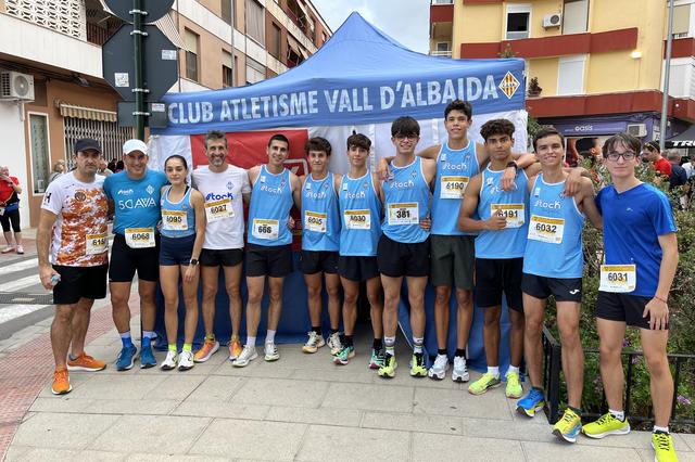 Julia Baldó y Nacho Pastor, primera y tercero en el Cross de San Rafael
