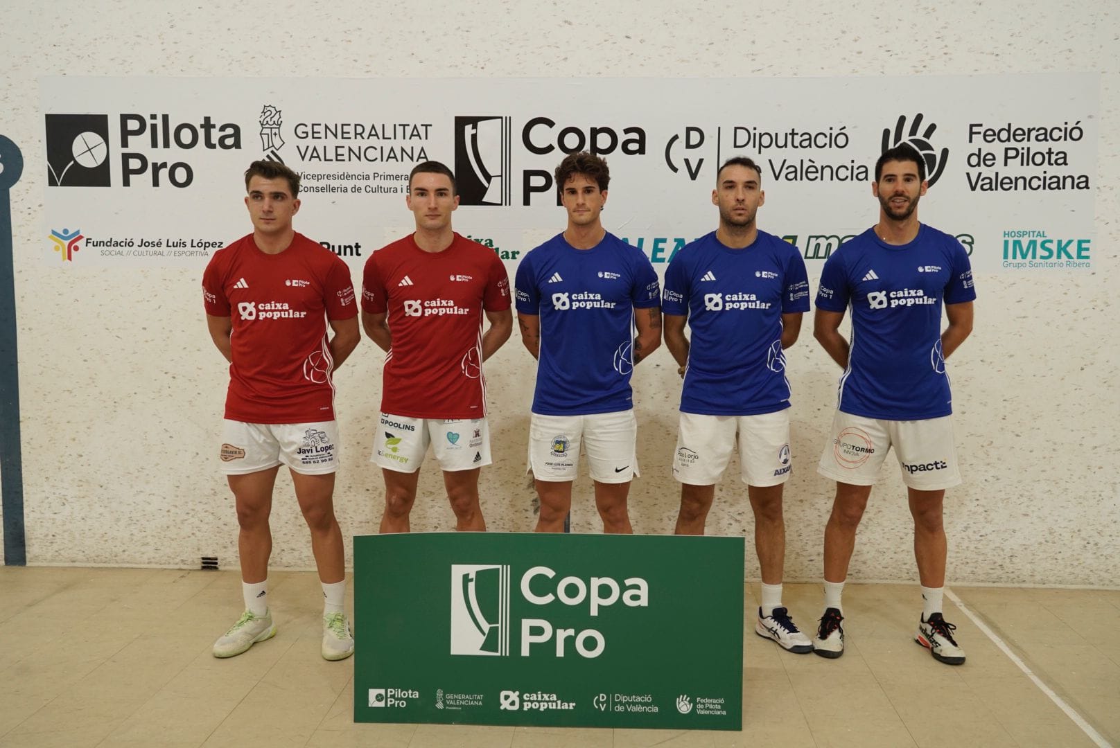 Partida de Copa en el trinquet d'Ontinyent