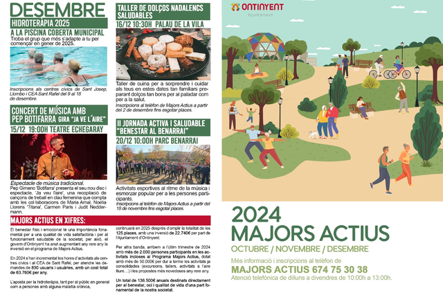 Majors Actius d’Ontinyent comença la programació d'octubre a desembre
