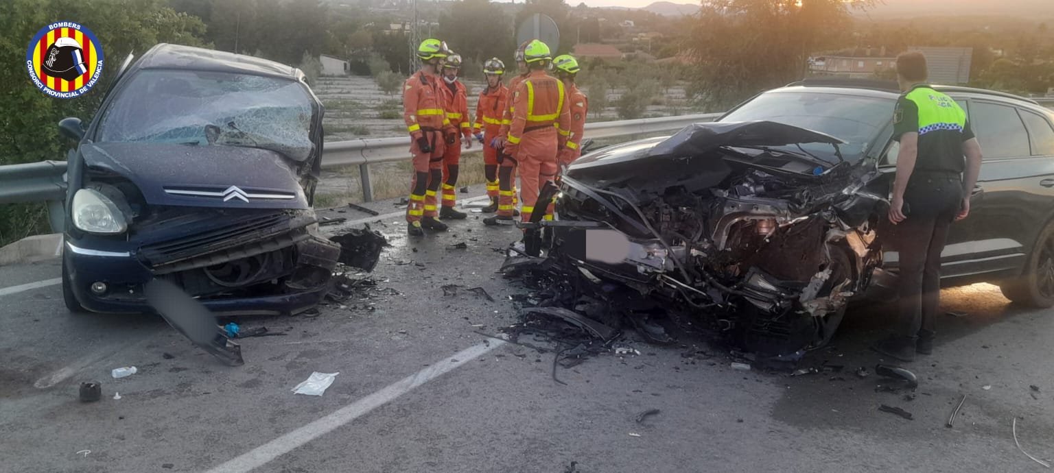 Accidente en la CV 81, en Ontinyent