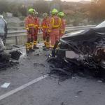 Grave accidente en la CV81 en Ontinyent