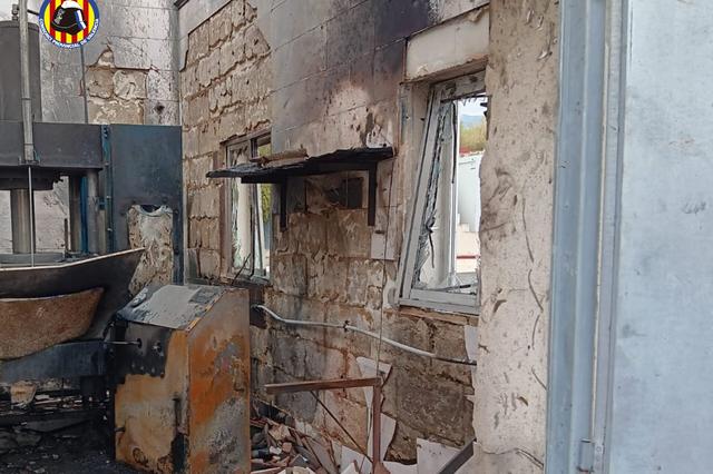 Explosió en una pirotècnica de Bèlgida