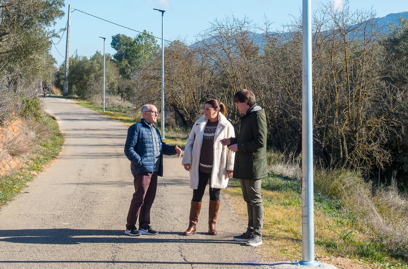 Visita a la nueva zona iluminada. Bocairent