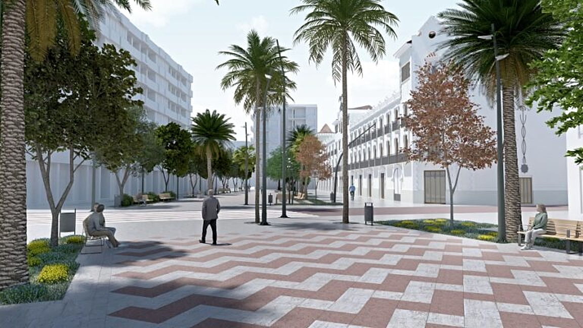 Diseño de la plaza de la Concepción Ontinyent