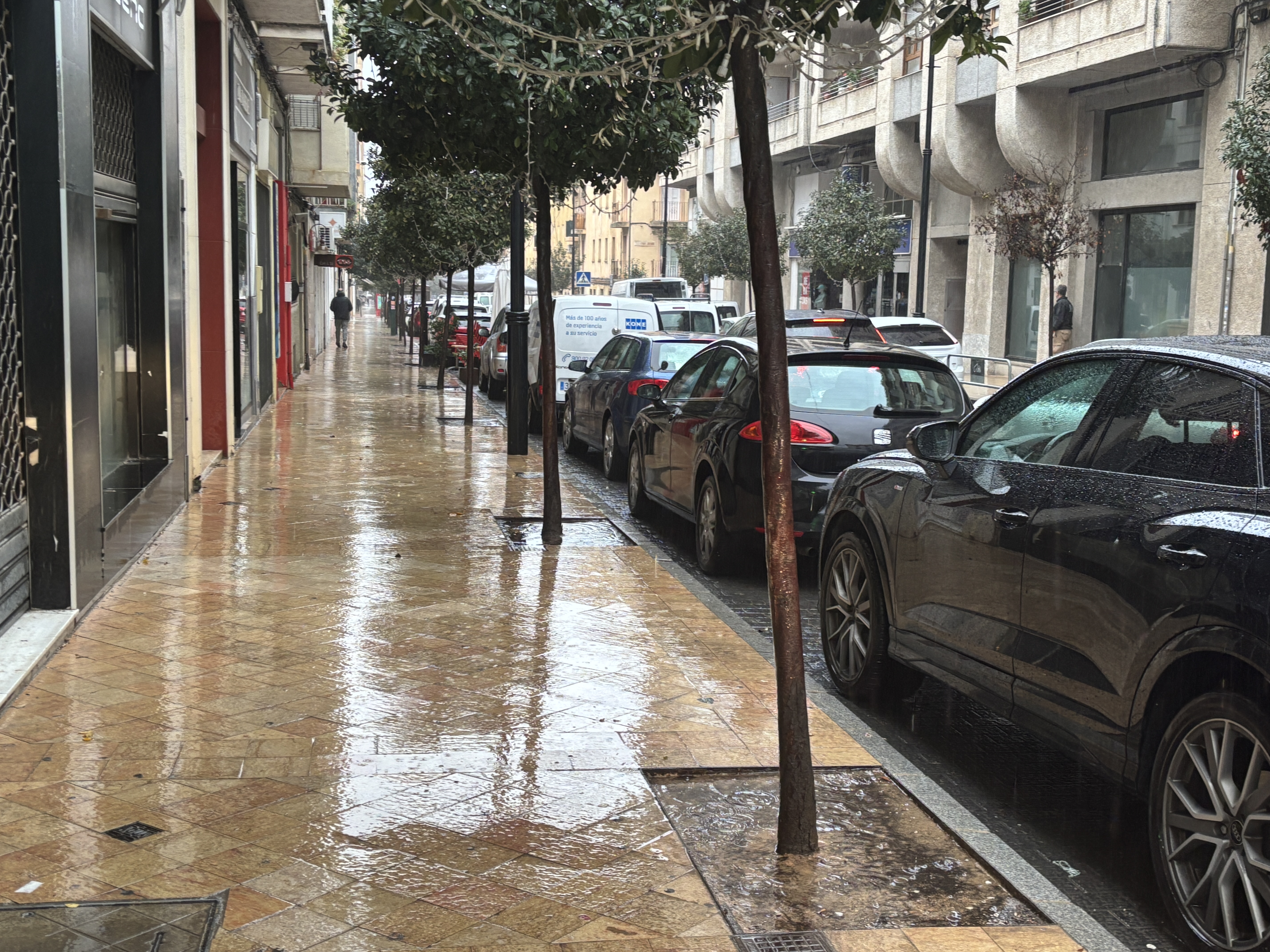 Lluvia de hoy en Ontinyent