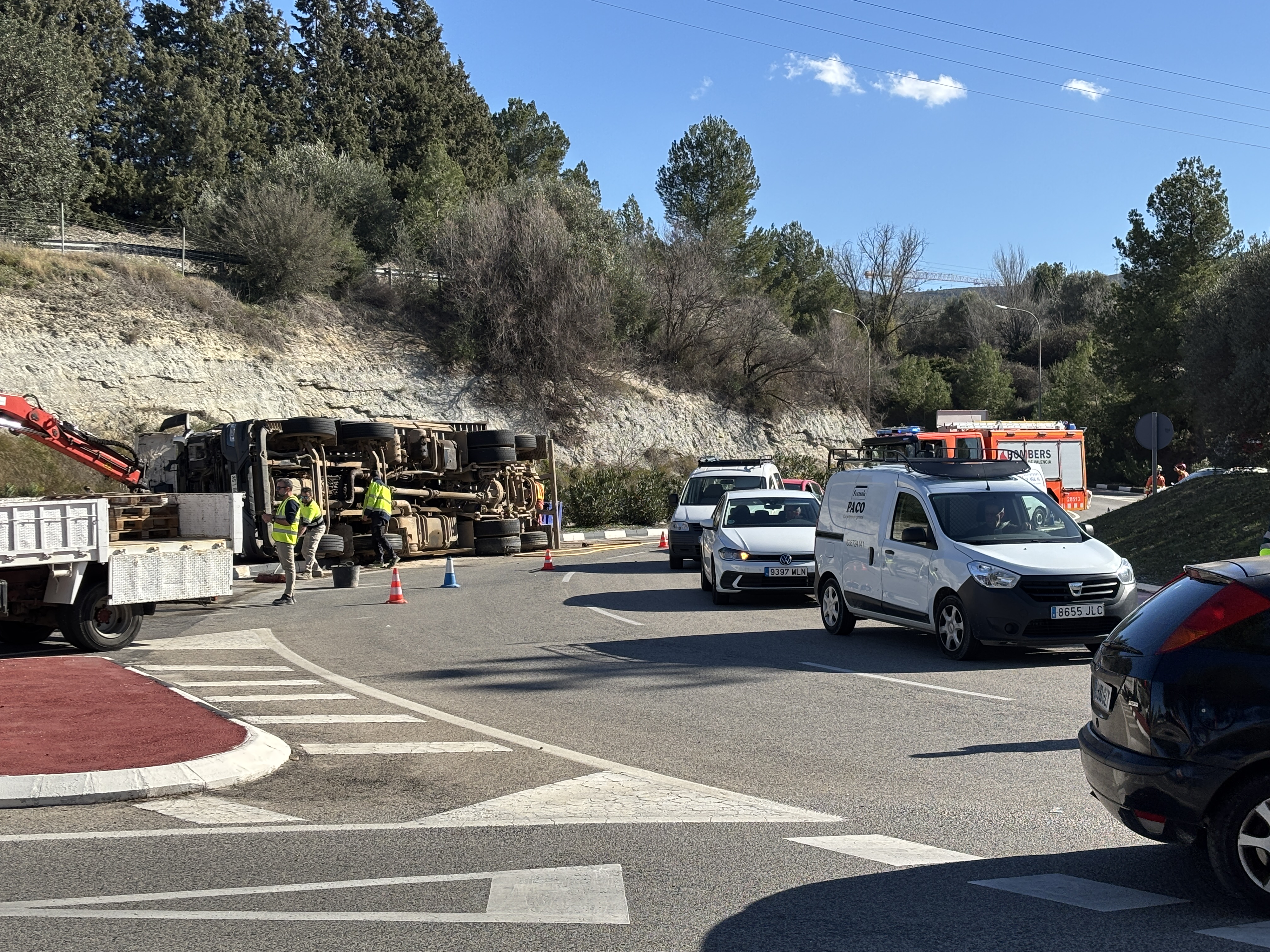 Accident en la CV 81 en Ontinyent