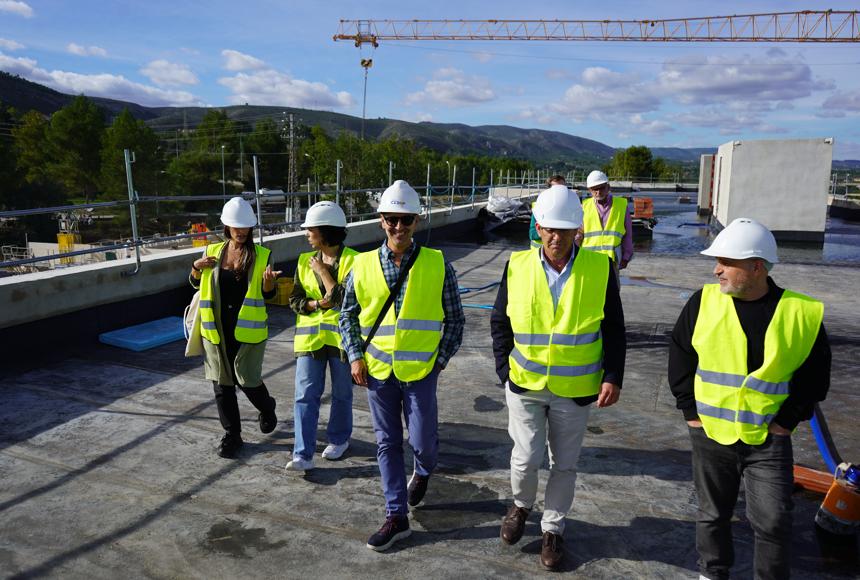 Visita a las obras del IES l'Estació