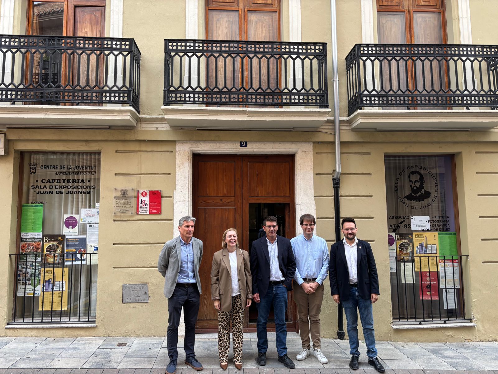 Javier Cabedo, Natalia Enguix, Jorge Rodríguez, Xavi Molina i Ramón Vidal