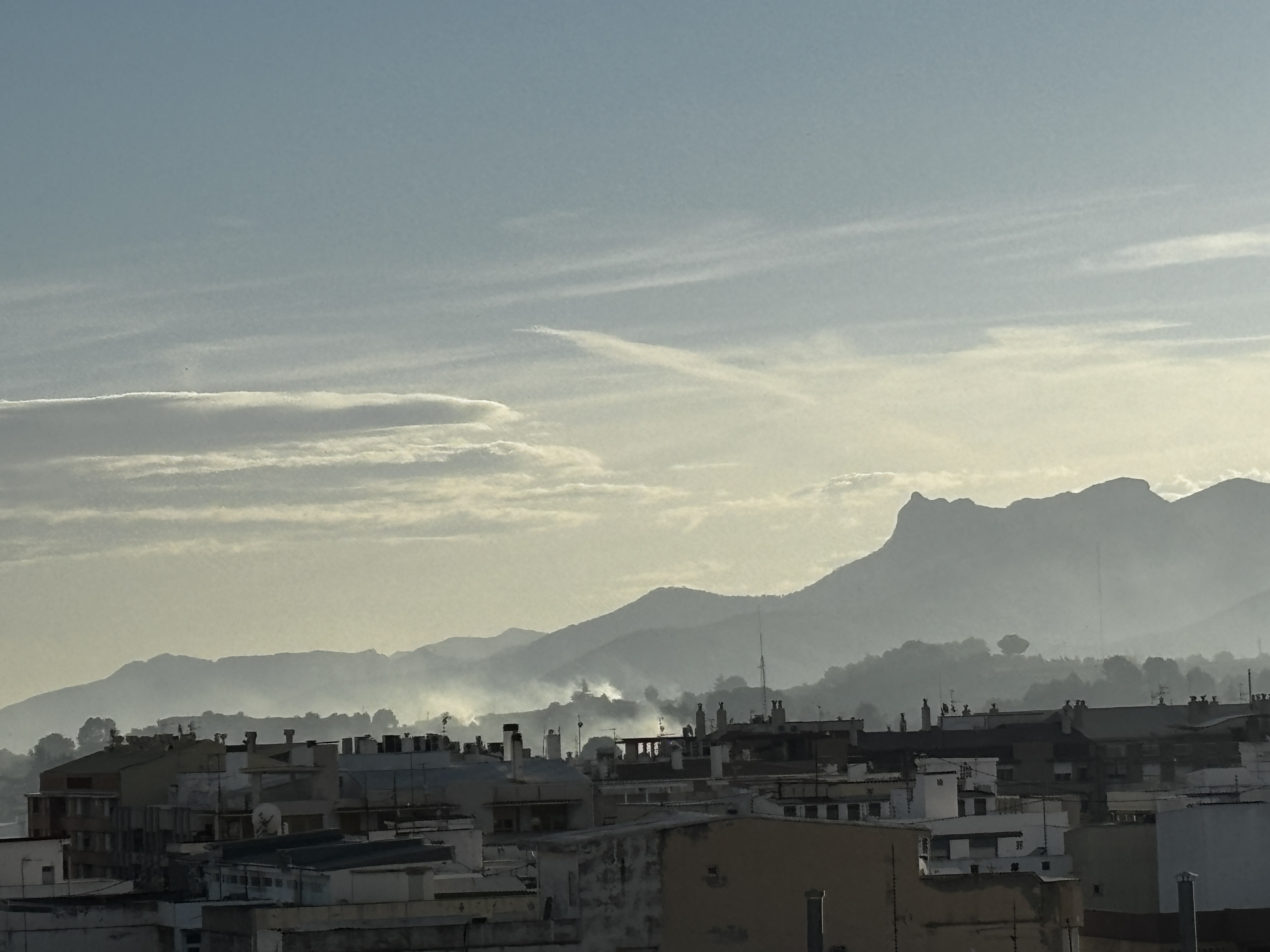 Así ha amanecido hoy Ontinyent
