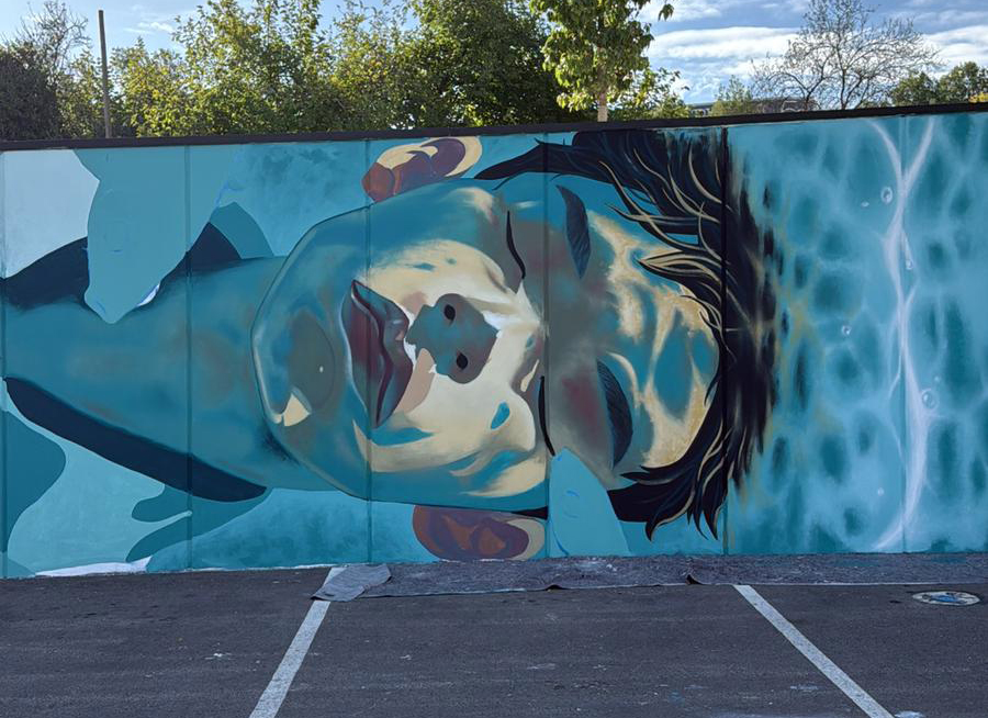 Mural de Ruk al recinte firal d'Ontinyent