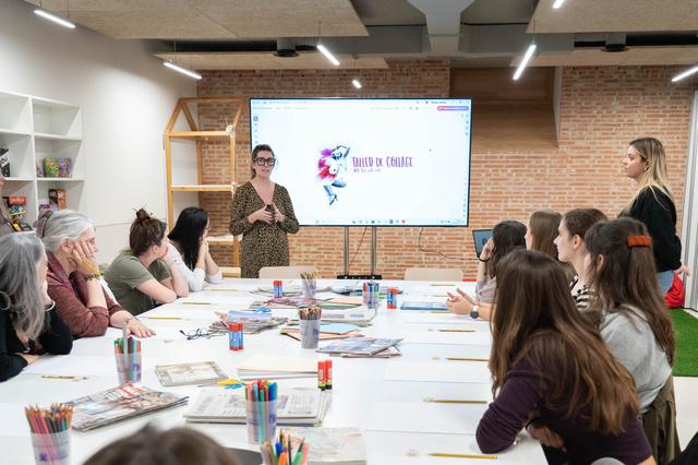 Ame Soler llena la Casa del Delme en un taller dentro del 25N