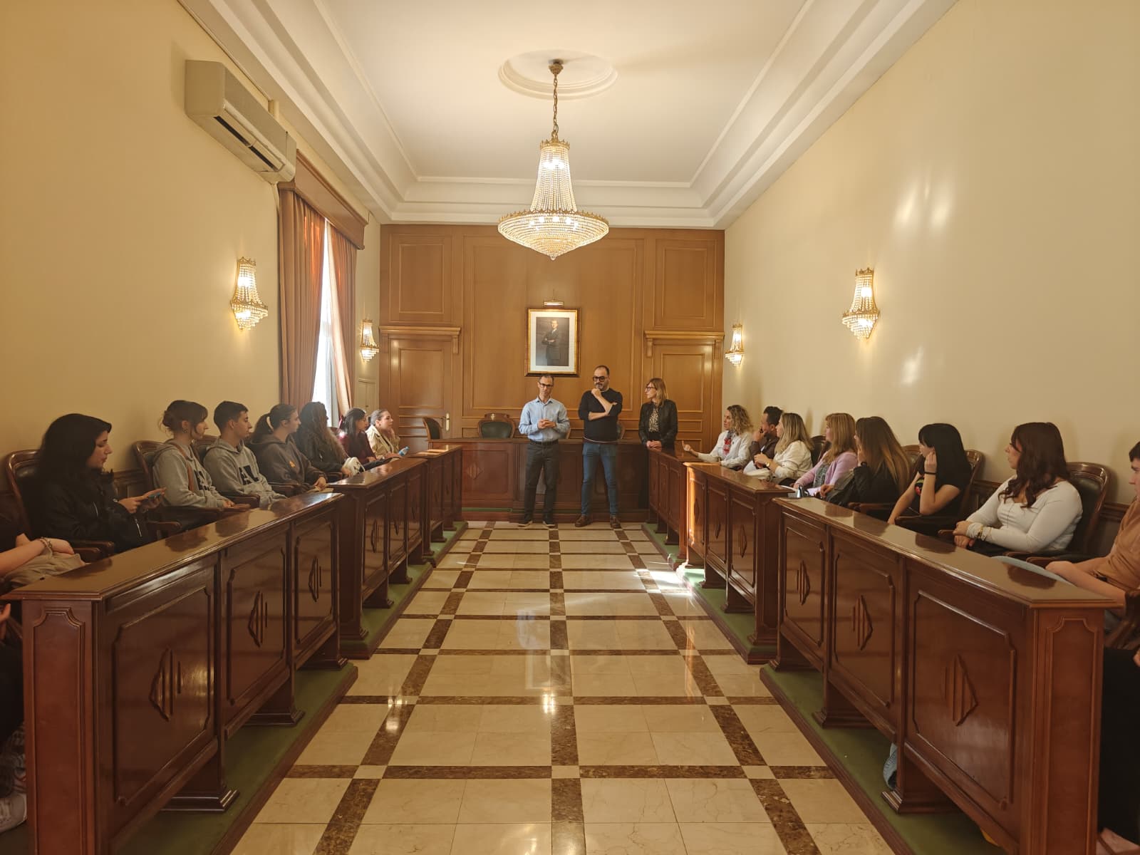 Visita a l'Ajuntament d'Ontinyent