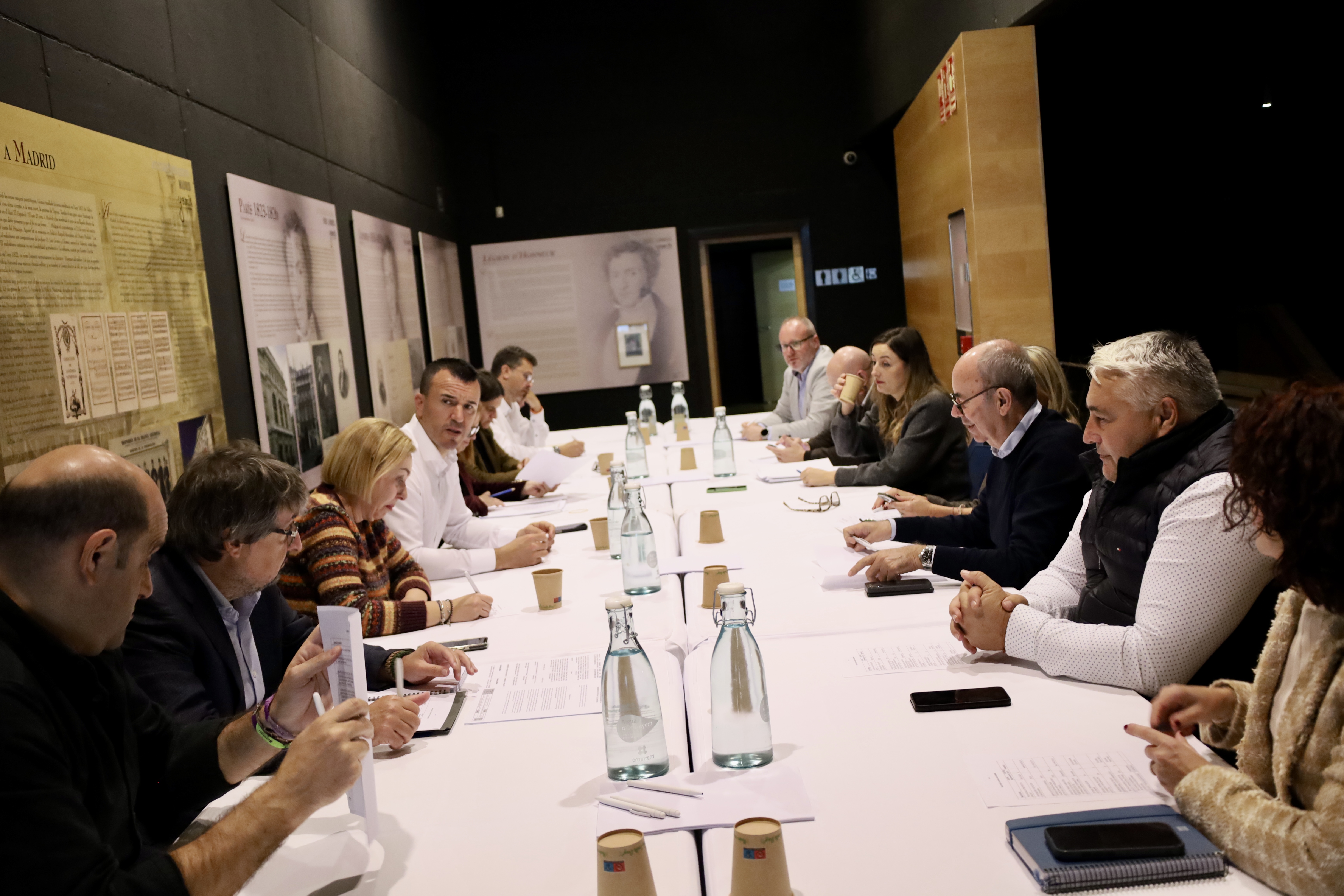 Reunión del gobierno de la Diputación en Ontinyent