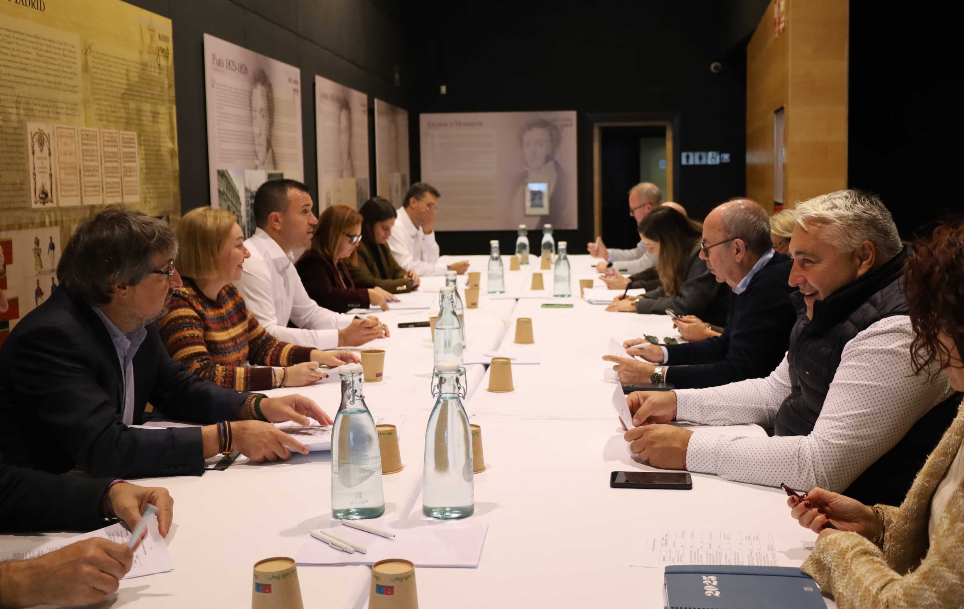 Reunió de l'equip de govern de la Diputació a Ontinyent