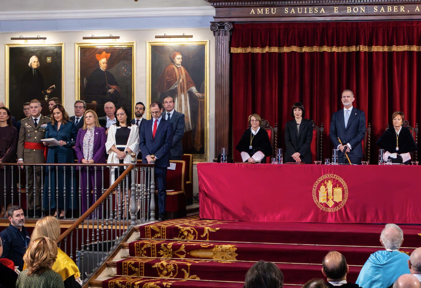 Jorge Rodríguez en el acto de la apertura del curso académico 