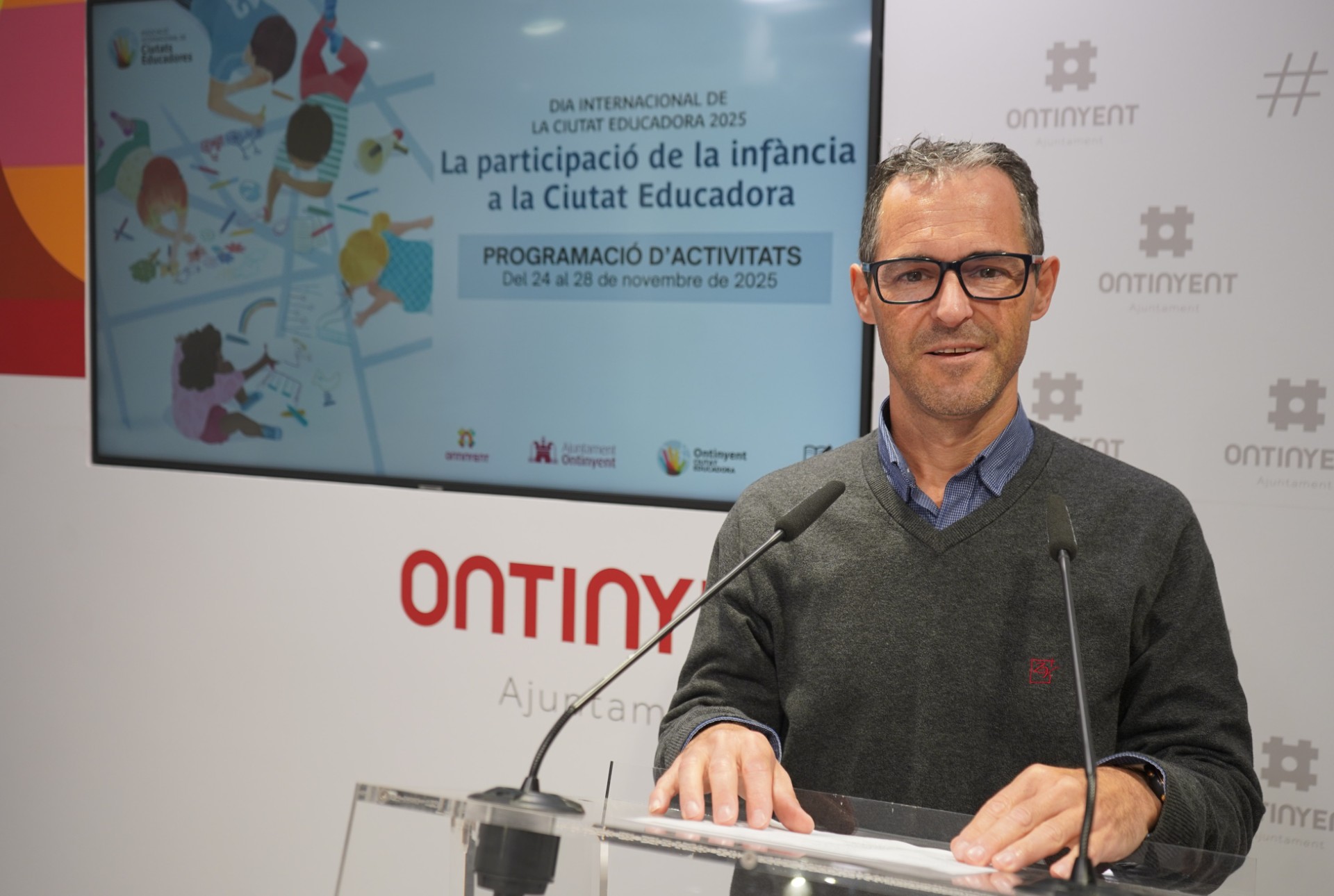Ferran Gandia, regidor d'Educació a l'Ajuntament d'Ontinyent 
