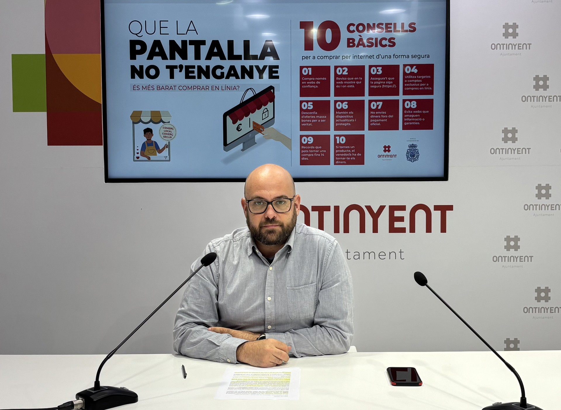 Pablo Revert, regidor de Consum en el Ayuntamiento de Ontinyent 