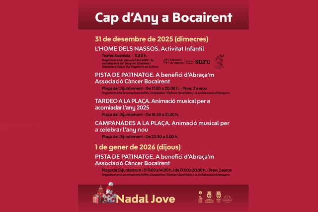 Bocairent amplía las propuestas para celebrar el Fin de Año