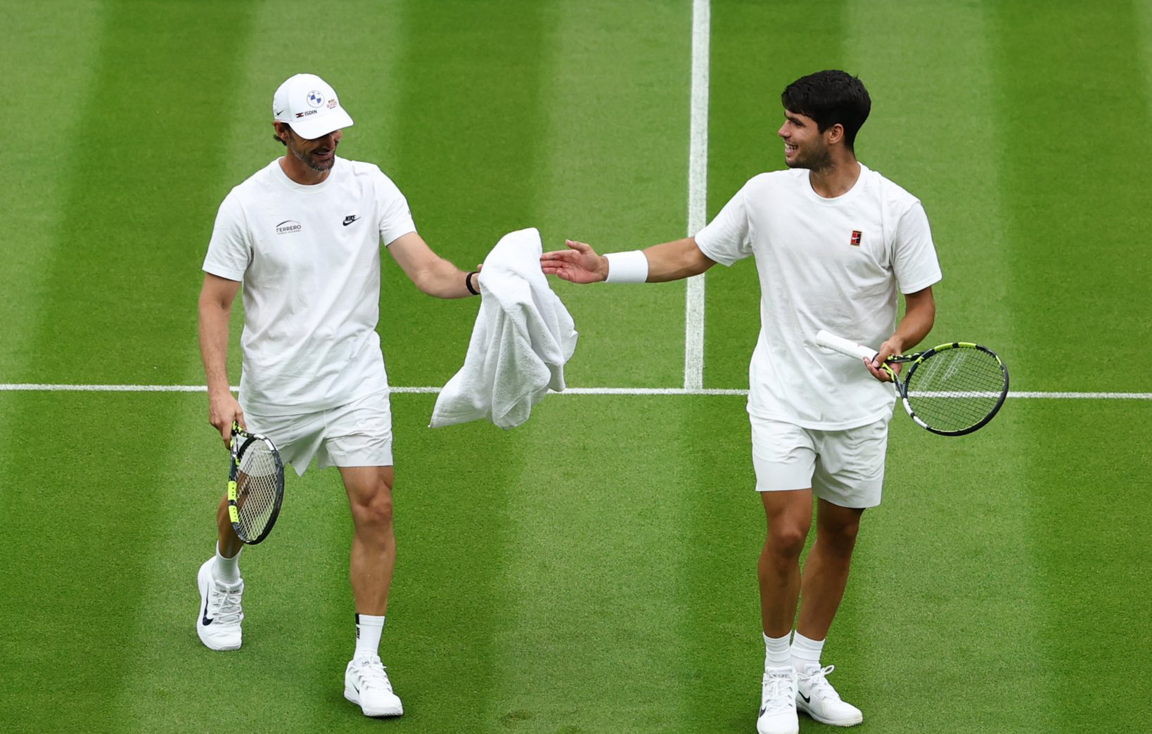 Juan Carlos Ferrero y Carlos Alcaraz