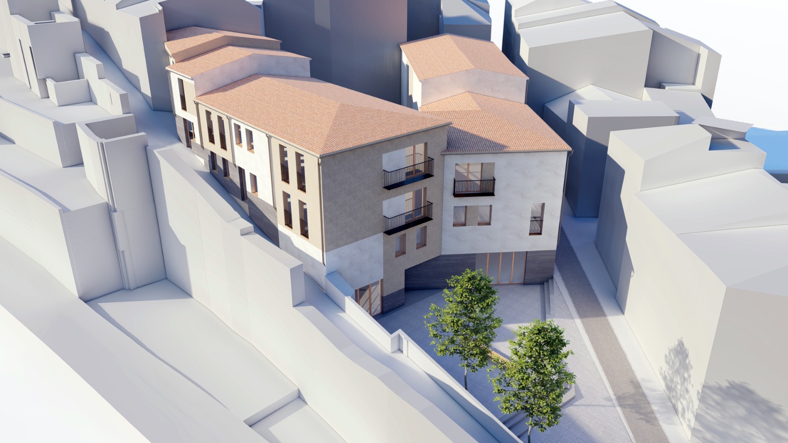 Futuras viviendas de la Vila, en Ontinyent