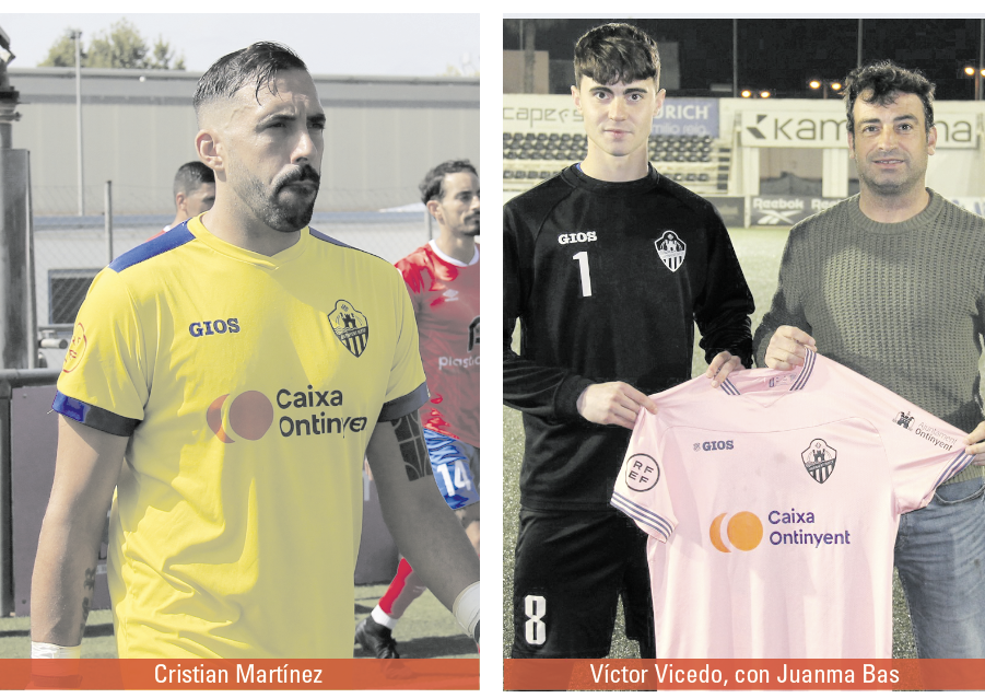 Cambios en la portería del Ontinyent: Cristian Martínez y Víctor Vicedo