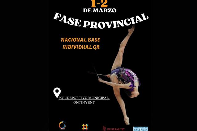 Ontinyent serà seu del Nacional Base Individual de Gimnàstica Rítmica