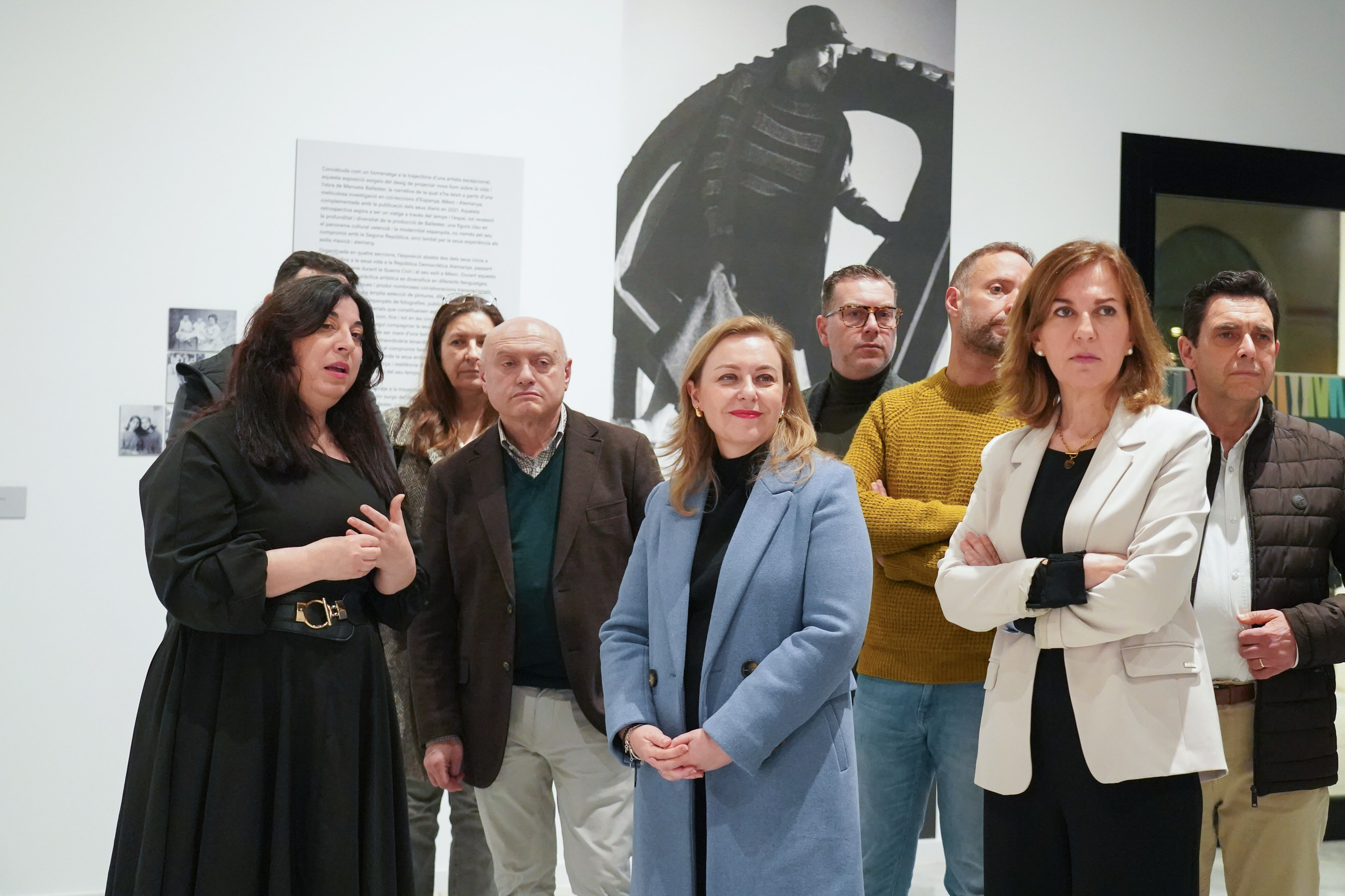 Inauguración de la exposición sobre Manuela Ballester